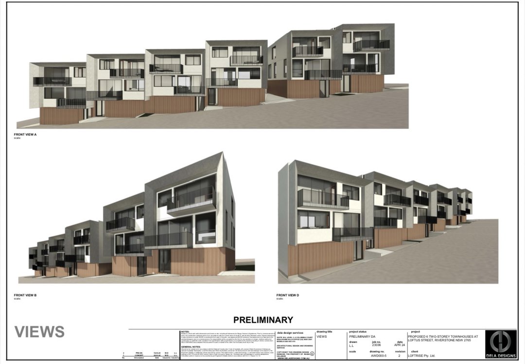 6 Townhouses or 4 Lots Subdivision